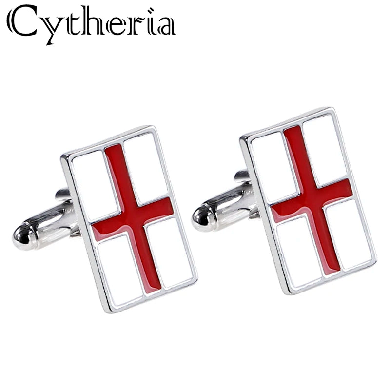 PTBB | England Flag Cytheria Cufflinks For Men |